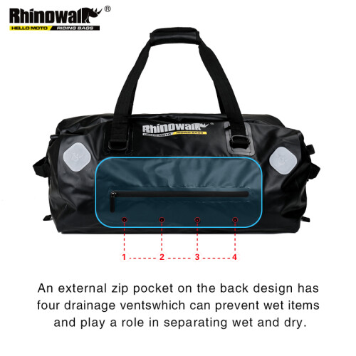 (Μόνο 20L Bag-Yellow) Rhinowalk 2021 Νέα τσάντα πίσω καθίσματος μοτοσυκλέτας 2