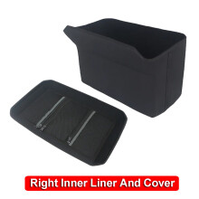 (Höger väska med lock) Bakre Bagage Box Container Inner tail Case Trunk Side Sadel Bag Inner Bag