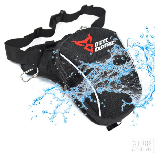 (0100MC Red Bag) Αδιάβροχη τσάντα ποδιού μέσης, ζώνη μηρού, ισχίο, αλήτης, 2