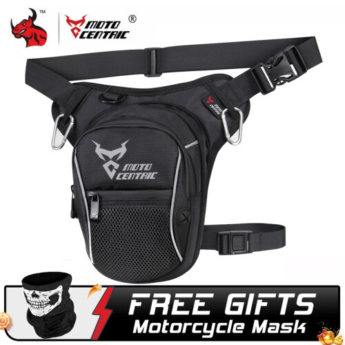 (0100MC Red Bag) Αδιάβροχη τσάντα ποδιού μέσης, ζώνη μηρού, ισχίο, αλήτης, 1