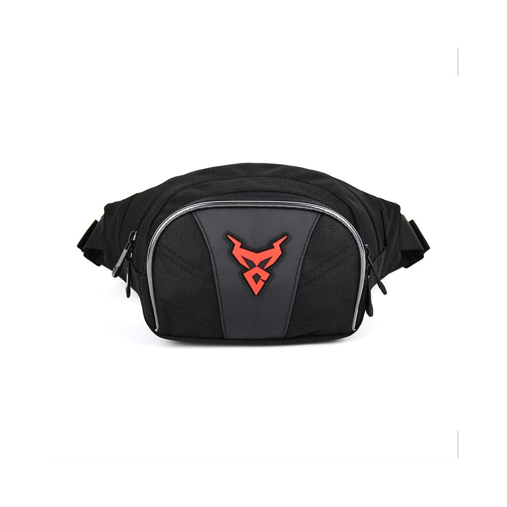 (Rouge) Sacs à bandoulière pour motocross, sac de moto étanche pour hommes, multifonction, taille, jambe,
