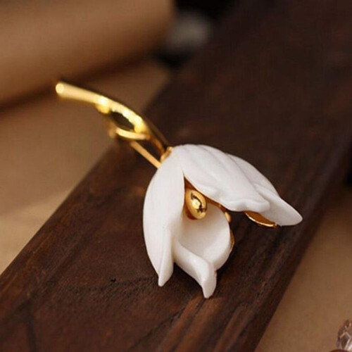 Modeaccessoires Euramerican Style Mädchen wunderschöne Blumenbrosche 2