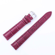 (lila - 12 mm) 12/14/16/18/20/22/24 mm echtes Leder-Uhrenarmband Ersatz-Uhrenarmband für Männer und