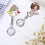 (Rosso) Orologio da tasca a clip da infermiera da donna 5
