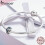 Bamoer Γνήσιο ασήμι 925 Sparkling Star Μπλε σμάλτο Spacer Beads Ταιριάζει 2