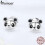 Γνήσια Bamoer 100% ασήμι 925, συλλογή ζώων Cute Panda Stud σκουλαρίκια 4
