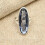(Μωβ -8) Iolite Gemstone Solid 925 Χειροποίητο οβάλ δαχτυλίδι για κορίτσια 1