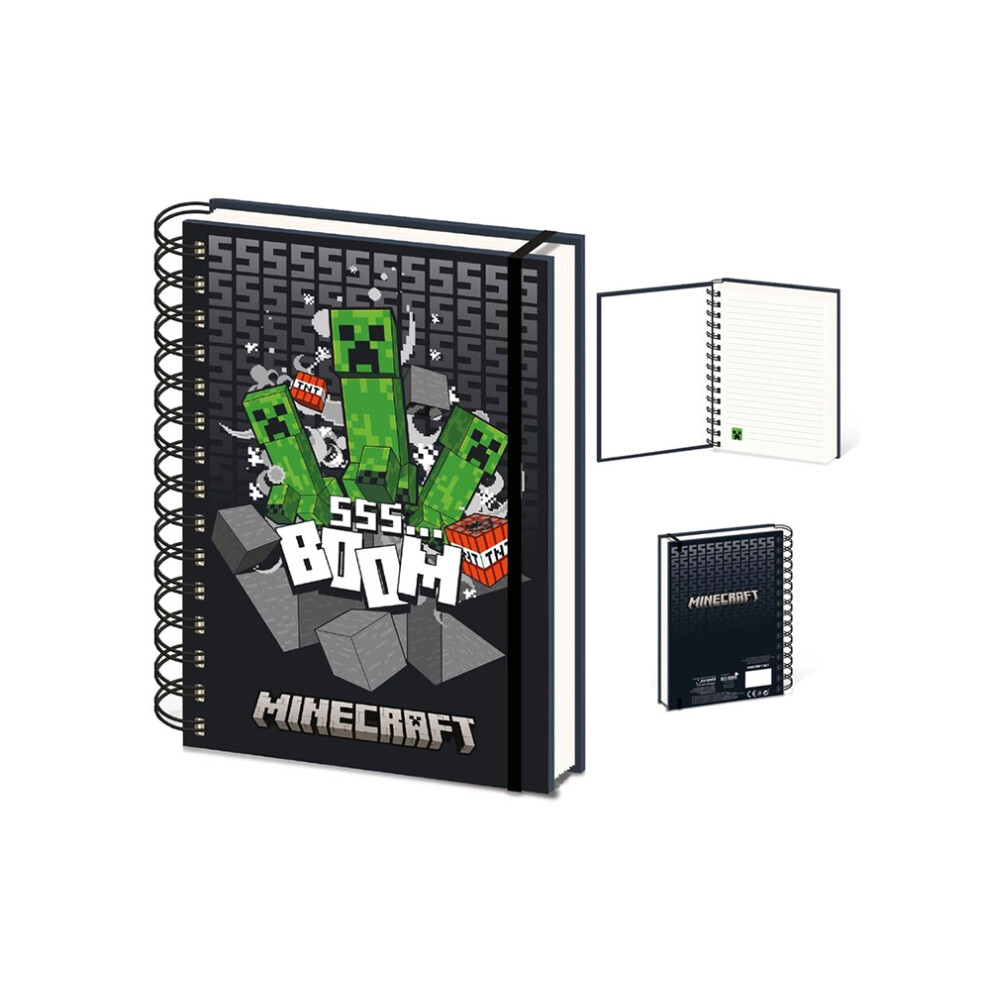 Minecraft A5 (Sss Boom) 3D Lencitular Wiro Notebook