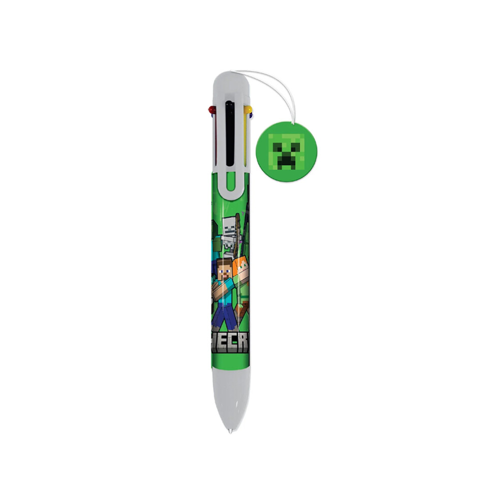 New Minecraft Multicoloured Creeper Pen Sr74681