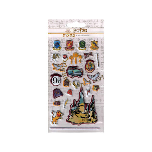 Harry Potter Harry Potter Puffy Pack of 25 Reusable Stickers