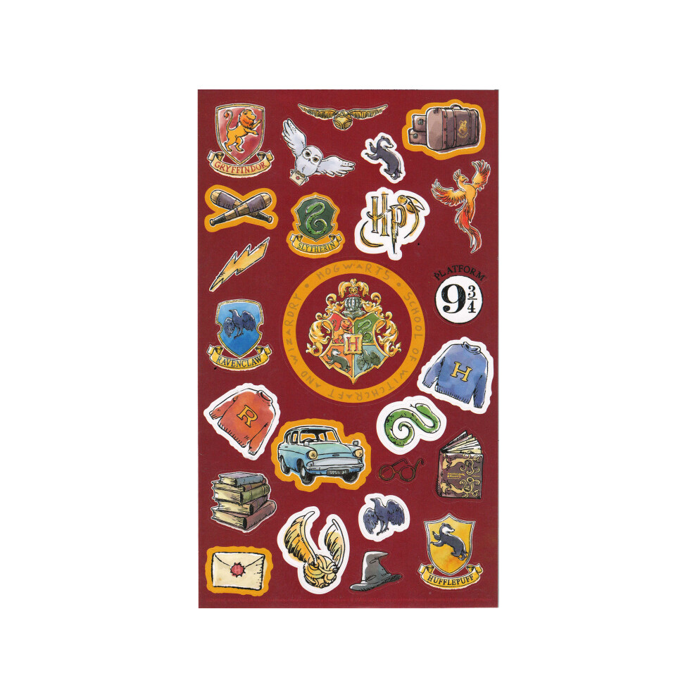Harry Potter Hogwarts Pack of 25 Reusable Stickers