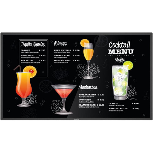 Philips Philips P-Line 49.5" Ultra HD Digital Signage for 24/7 Operation