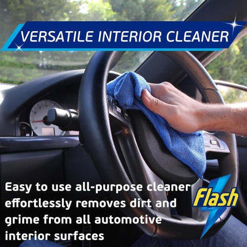 Flash FLASH All-Purpose Car Interior Cleaner Spray Safe for All Surfaces 6x500ml 2