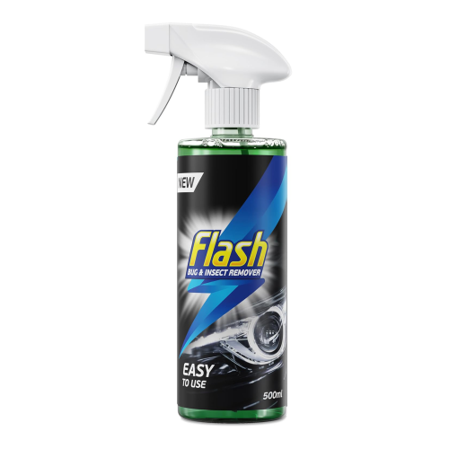 Flash FLASH Insect Bug Remover Spray Powerful Car Cleaner for Tar & Bugs 5x500ml 1