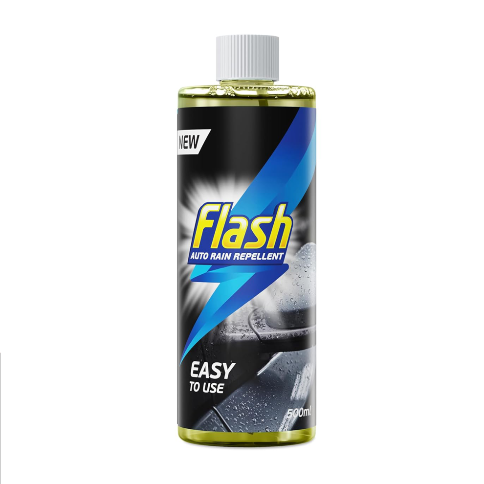 Flash Rain Repellent Spray Water Repellent Windscreen & Glass Treatment 500Ml