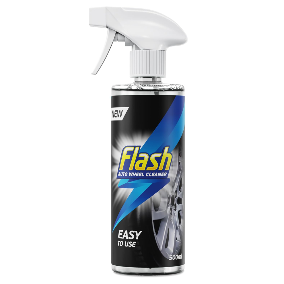 Flash Alloy Wheel Cleaner Spray Removes Dirt Grime & Brake Dust 500Ml