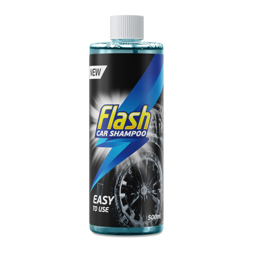 Flash Flash Car Shampoo Foam Wash Quick Safe & Effective on All Paintwork 500ml 1
