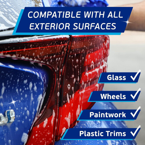 Flash Flash Car Shampoo Foam Wash Quick Safe & Effective on All Paintwork 3x500ml 2