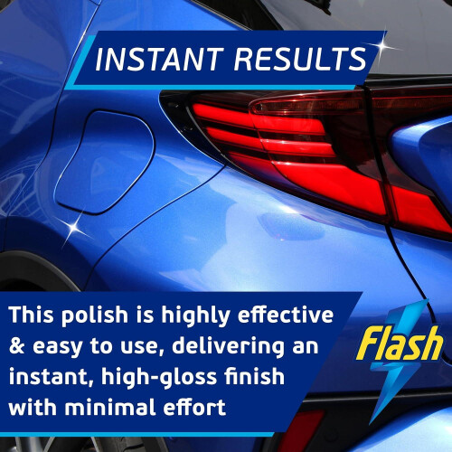 Flash FLASH Car Polish High Gloss Instant Shine Paint Protection & Detailing 3x500ml 2