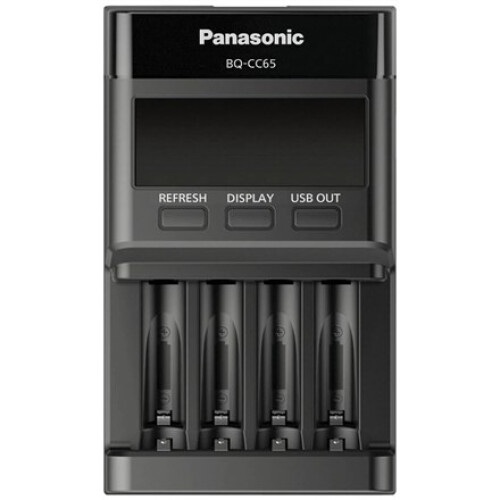 Panasonic Panasonic BQ-CC65E Oplaadbare NiMH batterijoplader LR03 (AAA), LR6 (AA)