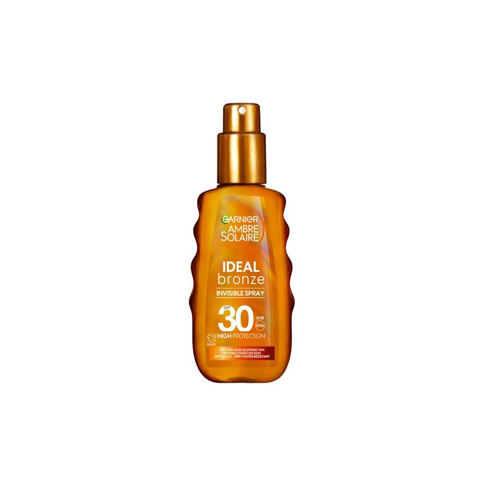 3 x Garnier Ambre Solaire Ideal Bronze Invisible Spray SPF30 150ml