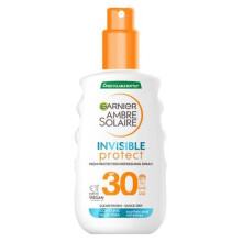 3 x Garnier Ambre Solaire Invisible Protect Refresh SPF30 Sun Protection Spray 150ml