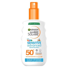 6 x Garnier Ambre Solaire Kids Sensitive Advanced SPF50+ Sun Protection Spray 150ml