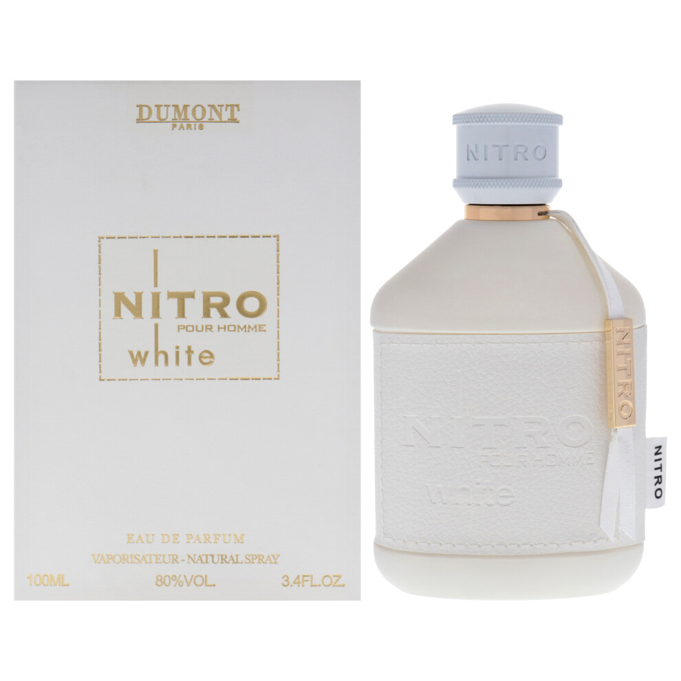 Dumont Nitro White For Men 3.4 oz EDP Spray