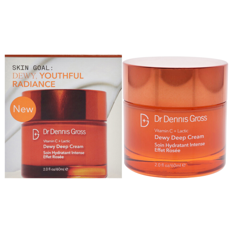 Dr. Dennis Gross Cream Vitamin C Plus Lactic Dewy Deep For Unisex 2 Oz