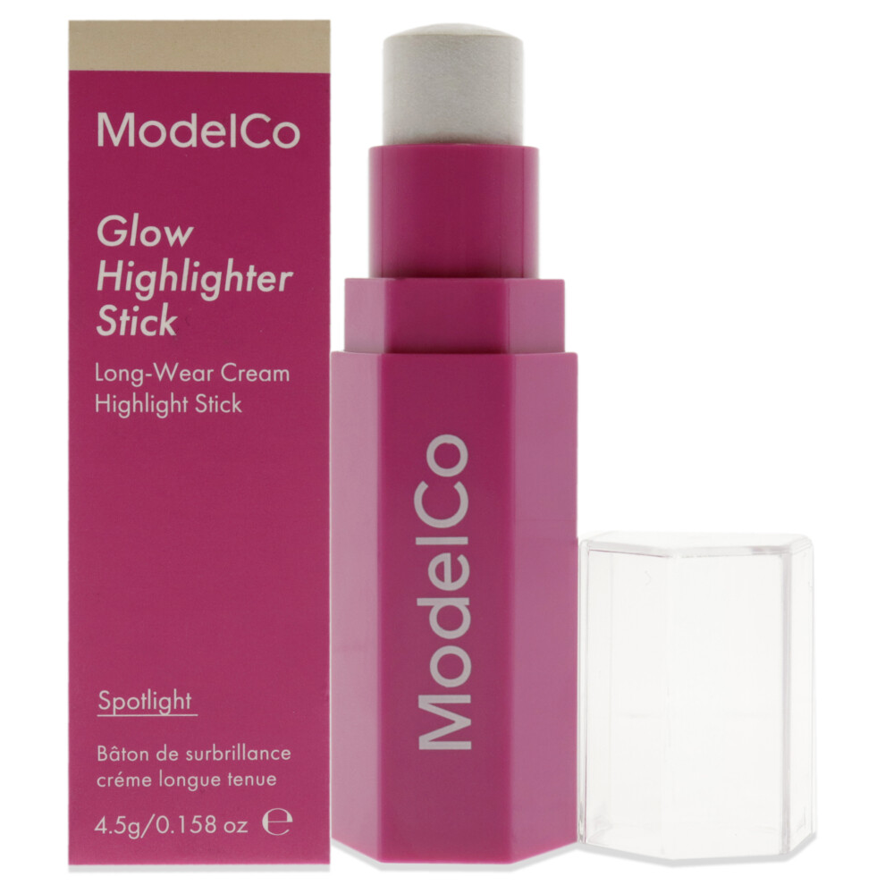 Modelco Glow Highlighter Stick - Hydrating, Creamy Texture - Buildable And Long-Wearing Formula - Creates A Natural, Radiant Finish - Melts Into The S