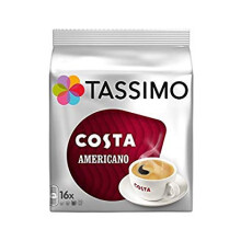 2 x TASSIMO Costa Americano 220 Milliliter 16 Servings (Total 32 Servings)