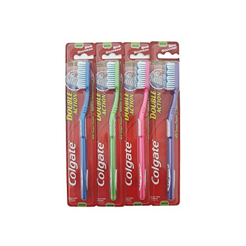Colgate Pack of 12.Toothbrush, Colgate Double Action, medium, 18 cm.