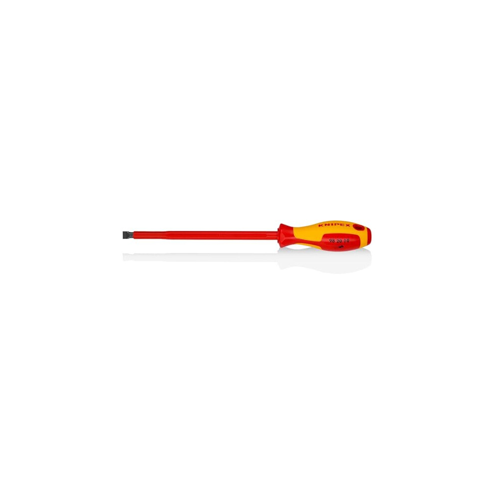 Knipex Screwdrivers for slotted screws burnished, insulating multi-component handle, VDE-tested 320 mm 98 20 10