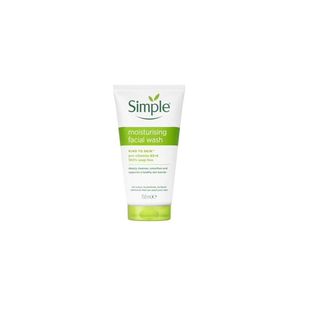 Simple Moist Foam Face Wash, 150 ml, single unit