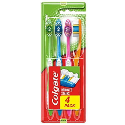 Colgate A - Z Colgate Toothbrush Premier Clean 4 Pack White