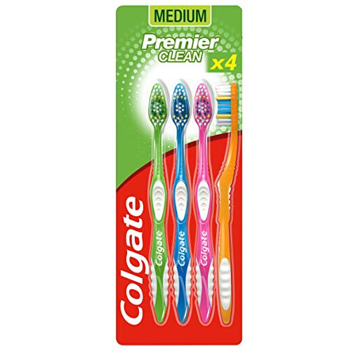 Colgate A - Z Colgate Toothbrush Premier Clean 4 Pack White 2