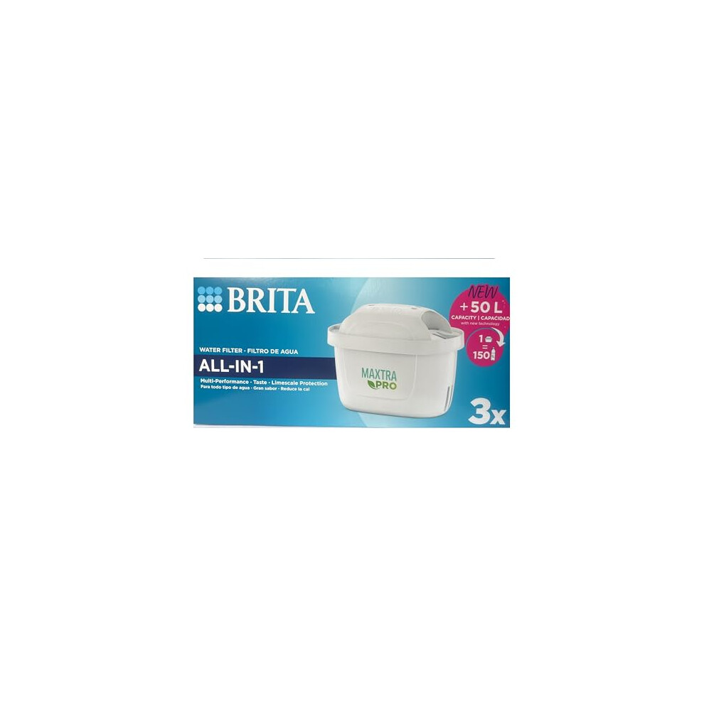 BRITA - Water Filter Cartridge - MAXTRA PRO All-in-1 Refill 3-Pack