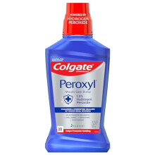 COLGATE PPAX1405305 Peroxyl Mouth Sore Rinse, Mild Mint, 500mL