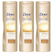 3x Dove Nourishing Body Care Self Tanning Lotion 250ml each Fair to Medium