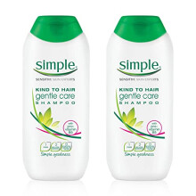 Simple Kind to Hair Gentle Care Shampoo 200 ml (Pack of 2)