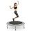 Casart Mini Folding Trampoline Children Foldable Fitness Rebounder-Grey 1