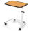 Casart Mobile Overbed Table Height Adjustable Hospital Laptop Table w/ Tilting Top 1