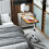 Casart Mobile Overbed Table Height Adjustable Hospital Laptop Table w/ Tilting Top 3