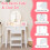 Casart Kids Vanity Set w/ Lighted Mirror Makeup Dressing Table w/ Chair 5