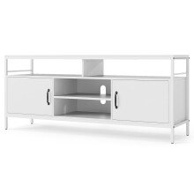 TV Stand for TVs up to 65" 147 cm TV Console Table with Storage-White