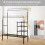 Casart Rolling Clothes Drying Rack Adjustable Double Rods Garment Rack 4