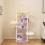Casart Multi-level Cat Tree with Tunnel158CM Large Cat Tower w/ Metal Frame 2