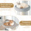 Casart Modern Cat Tree 113cm Multi-level Cat Tower w/Jumping Platforms-Natural 6