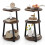 Casart Set of 2 Round Side Table 3-Tier Accent End Table Bedside Table 1