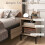 Casart Rattan Door Bedside Table Compact Nightstand Boho Style End Side Table 5
